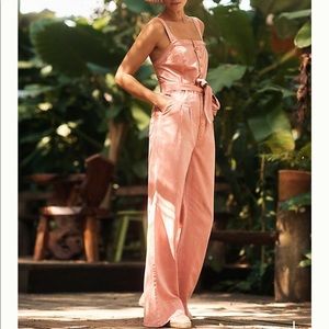 Adorable Anthropologie linen jumpsuit